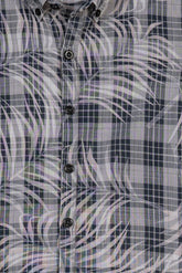 Leaves Print Boy's Casual Shirt